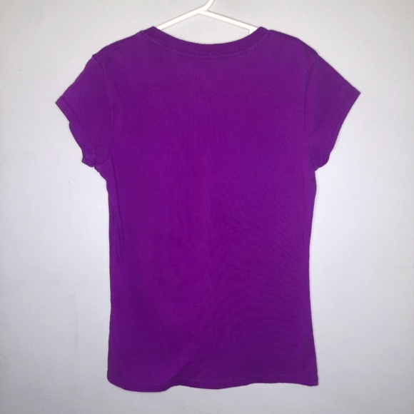 Converse | Shoes Purple Tshirt Girls Medium - Picture 2 of 5